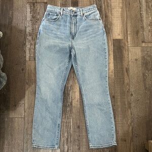 Abercrombie & Fitch Curve Love 90’s Slim Straight Leg Jeans